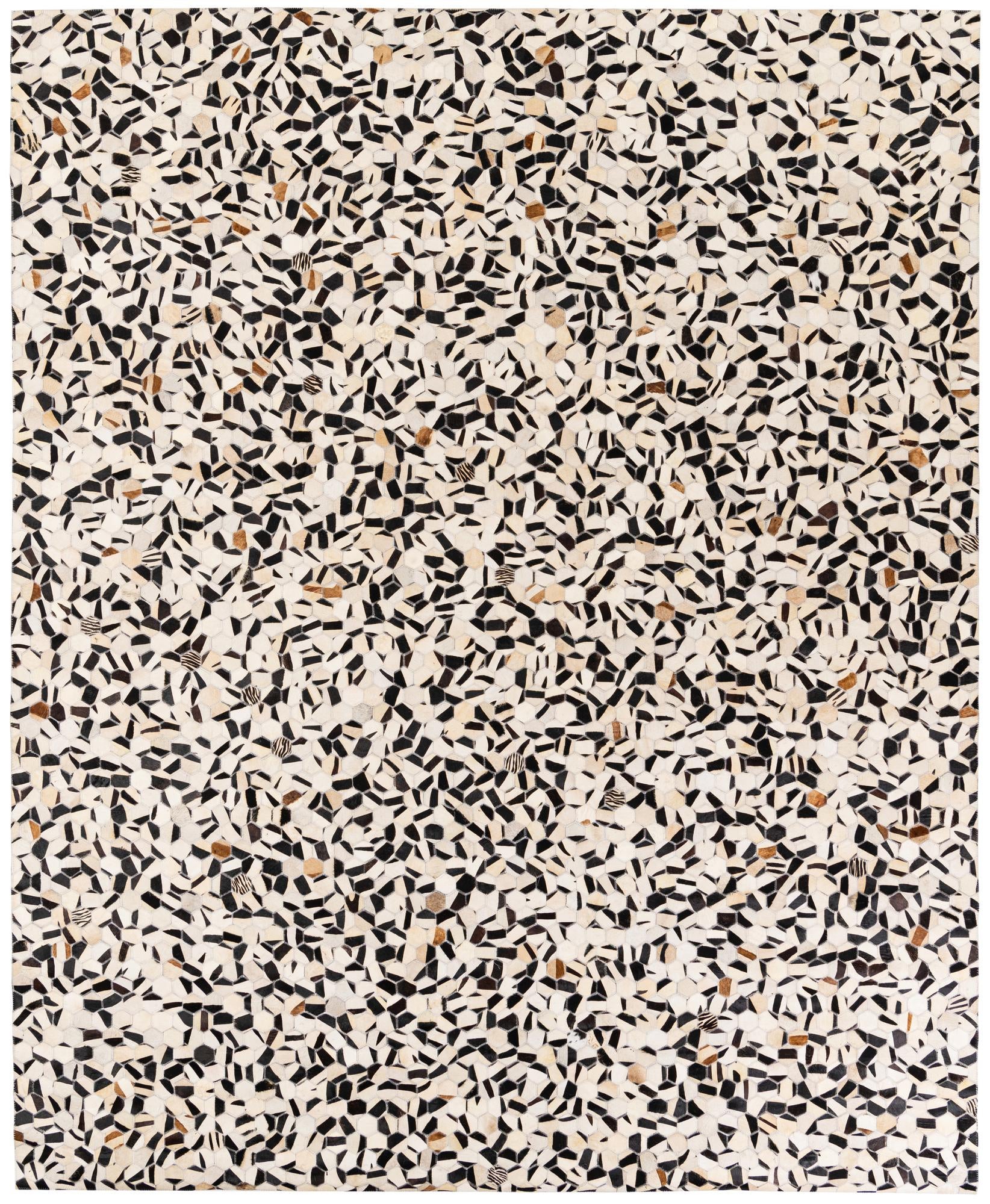 8' 1 x 9' 10 Cowhide Stocks Rug