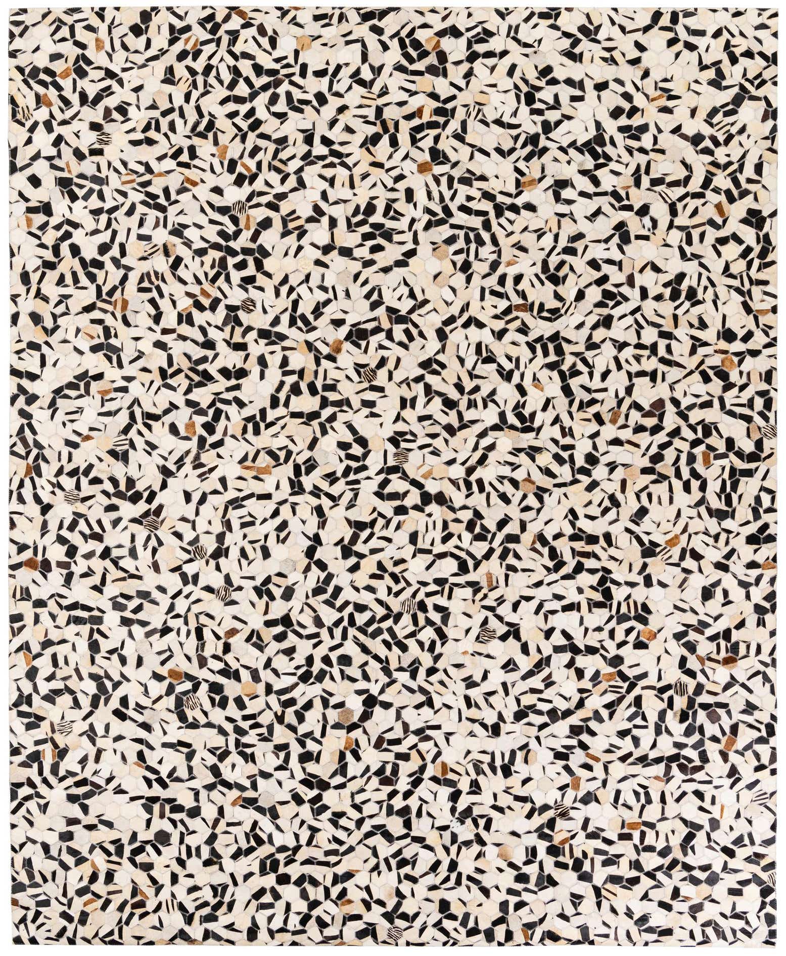 8' 1 x 9' 10 Cowhide Stocks Rug