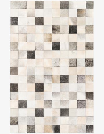 5' x 7' 11 Cowhide Stocks Rug