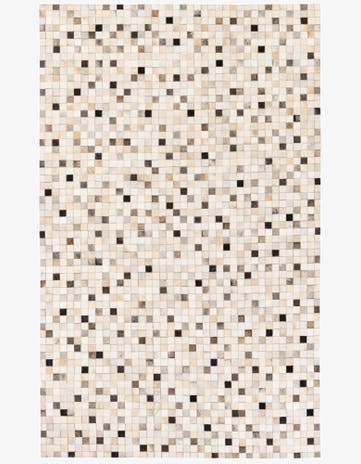 5' x 8' Cowhide Stocks Rug