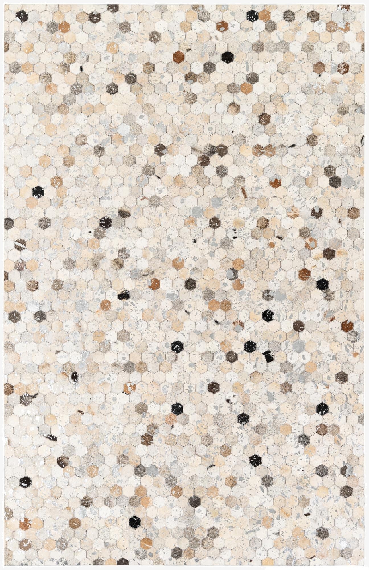 5' 1 x 7' 11 Cowhide Stocks Rug