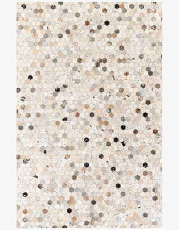 5' 1 x 7' 11 Cowhide Stocks Rug
