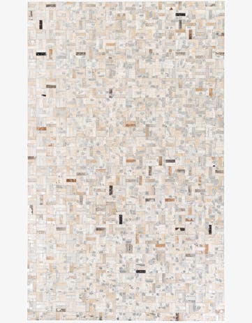 4' 11 x 8' 1 Cowhide Stocks Rug