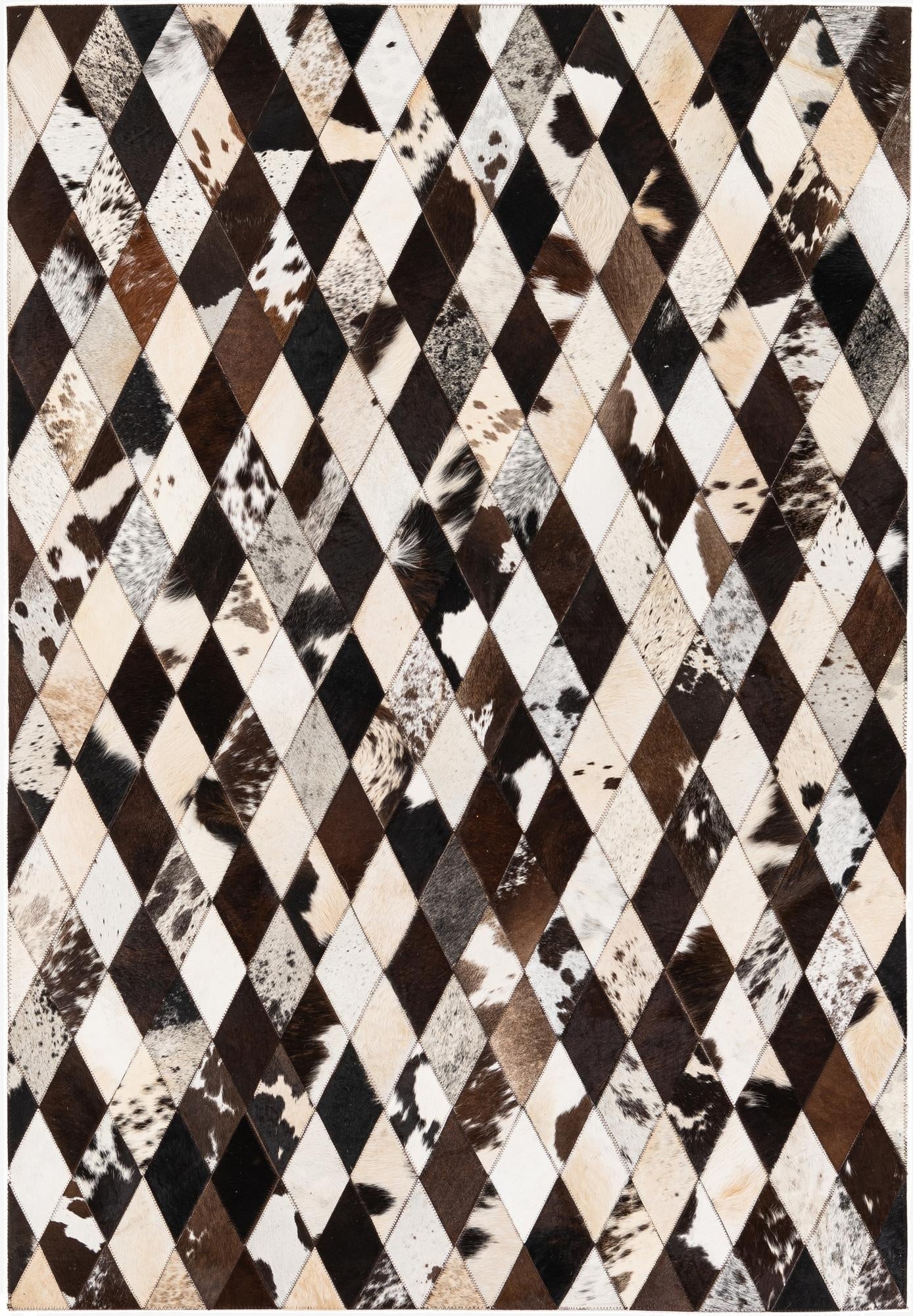 4' 1 x 5' 11 Cowhide Stocks Rug