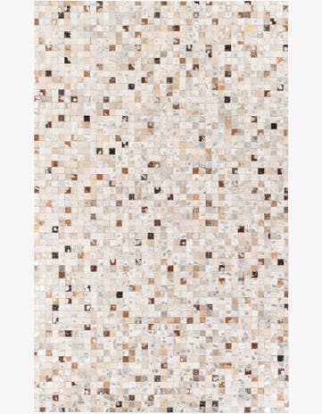 5' 1 x 7' 11 Cowhide Stocks Rug