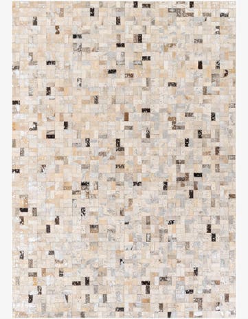 5' 3 x 7' 6 Cowhide Stocks Rug