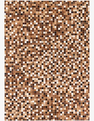 5' 9 x 8' Cowhide Stocks Rug