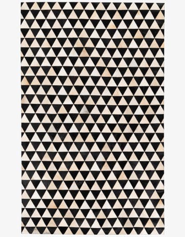 5' 1 x 8' 1 Cowhide Stocks Rug