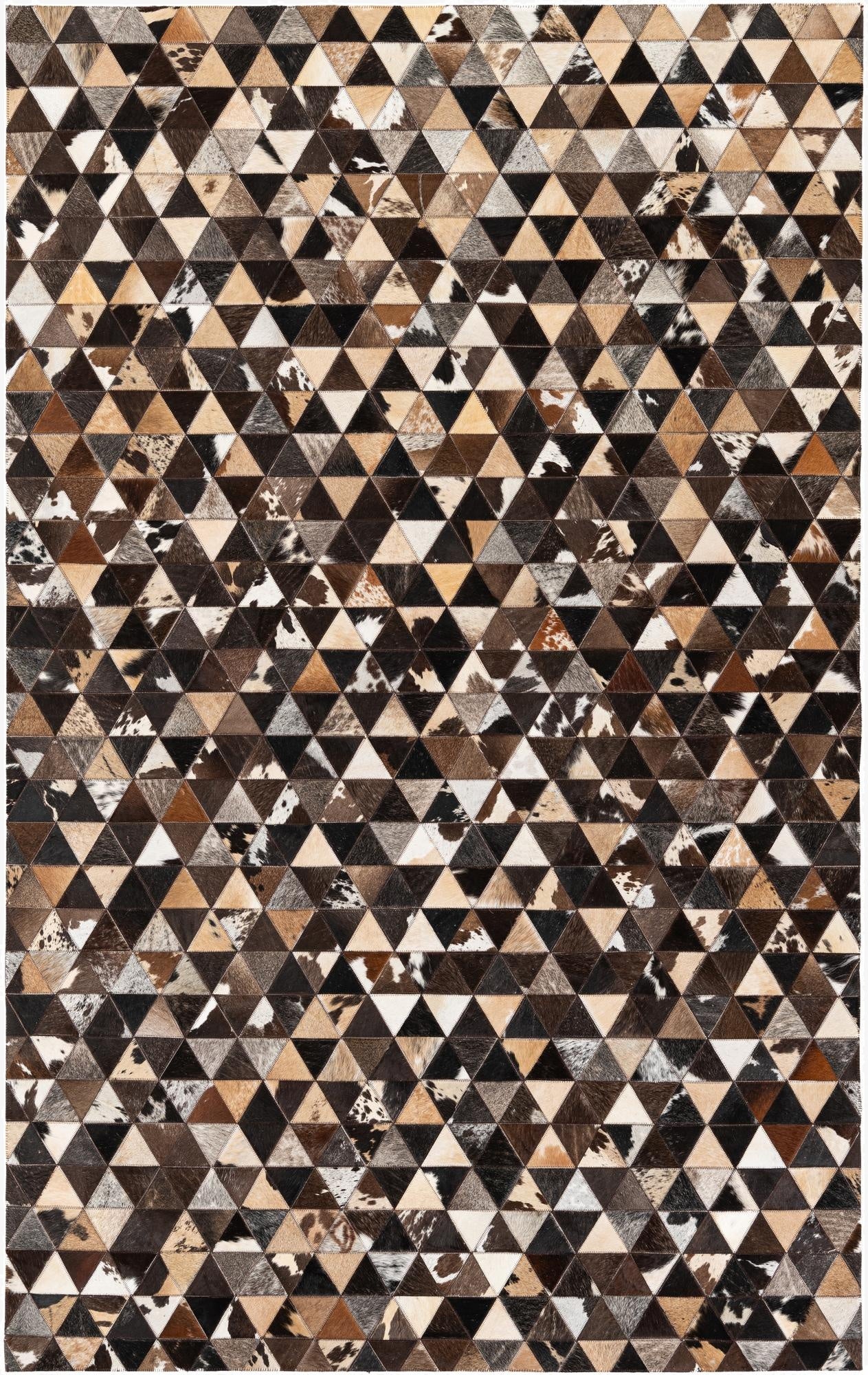 5' x 8' 1 Cowhide Stocks Rug