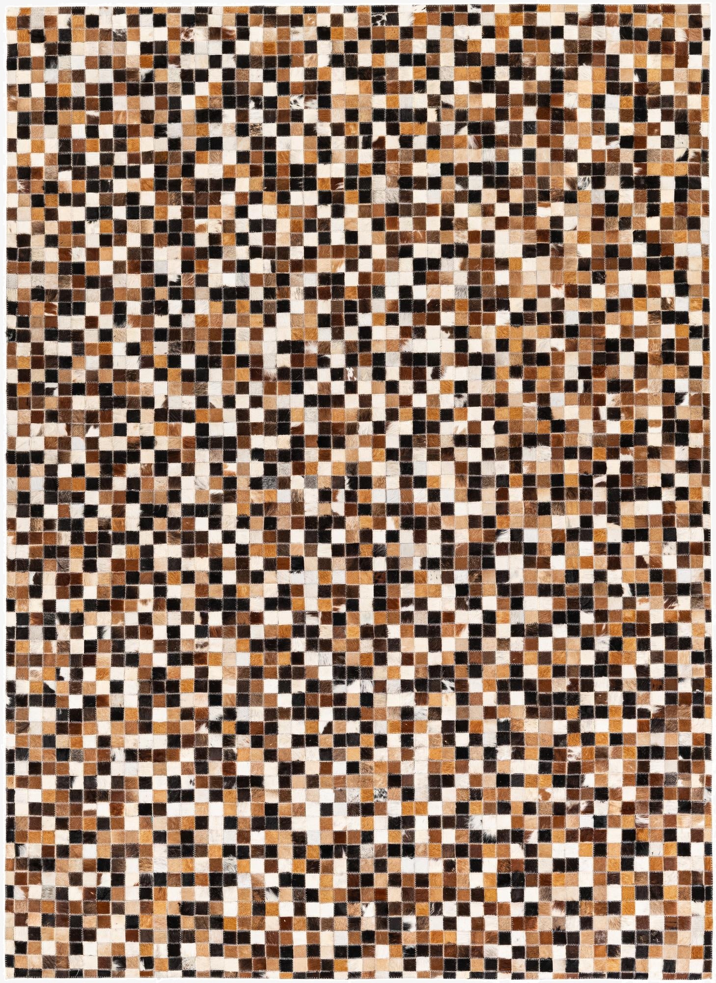 5' 6 x 7' 7 Cowhide Stocks Rug