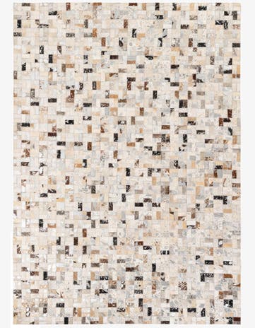 5' x 7' 6 Cowhide Stocks Rug