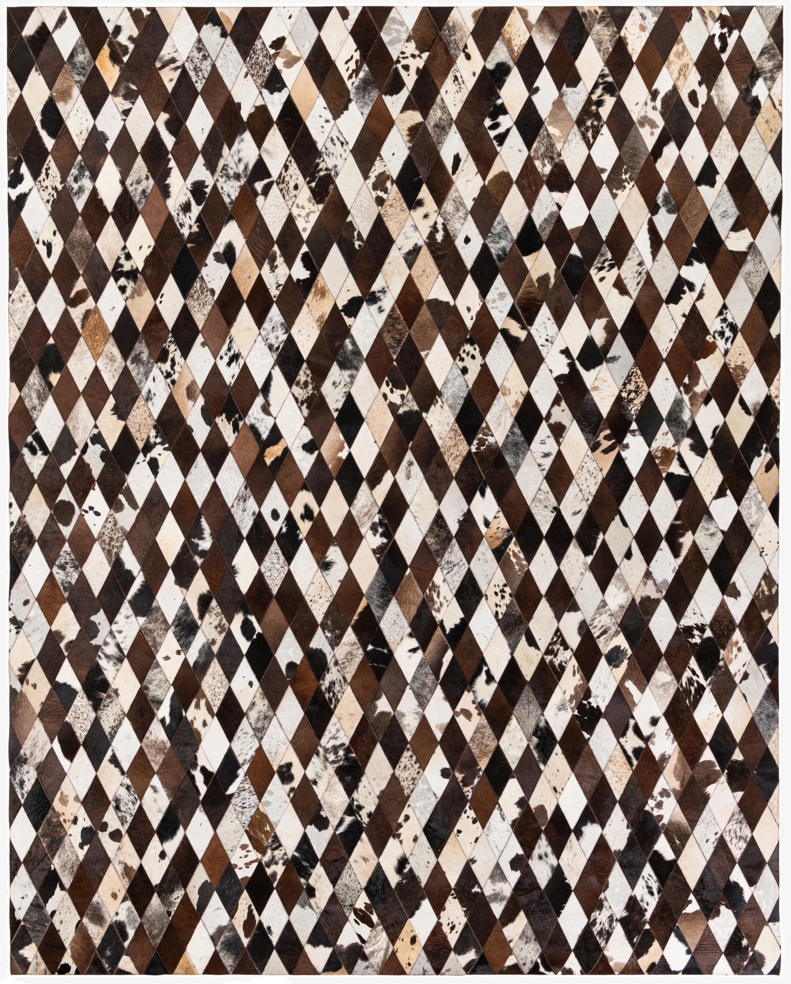 8' 1 x 10' 2 Cowhide Stocks Rug