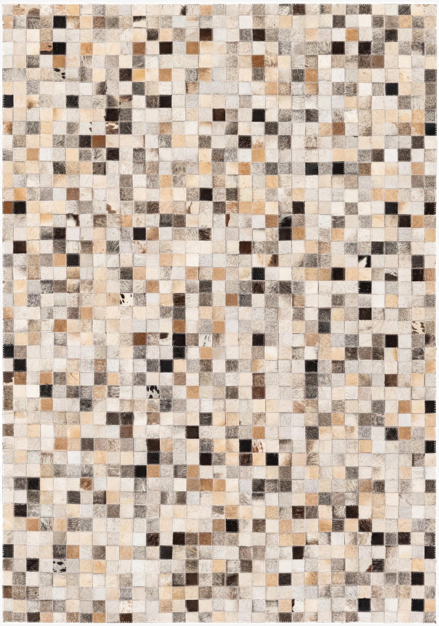 4' 1 x 5' 9 Cowhide Stocks Rug