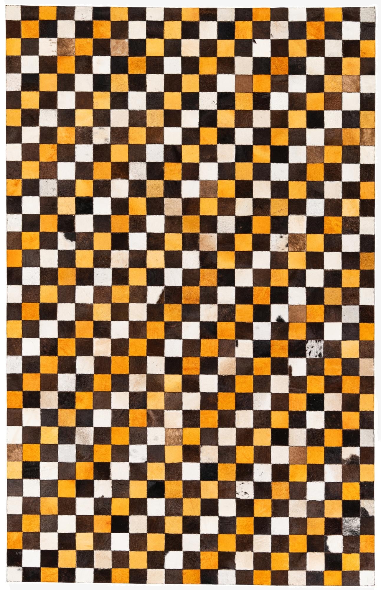 5' 2 x 8' 1 Cowhide Stocks Rug