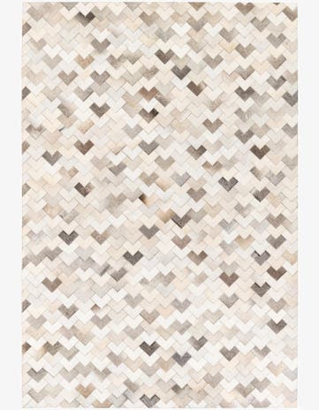 6' x 8' 11 Cowhide Stocks Rug