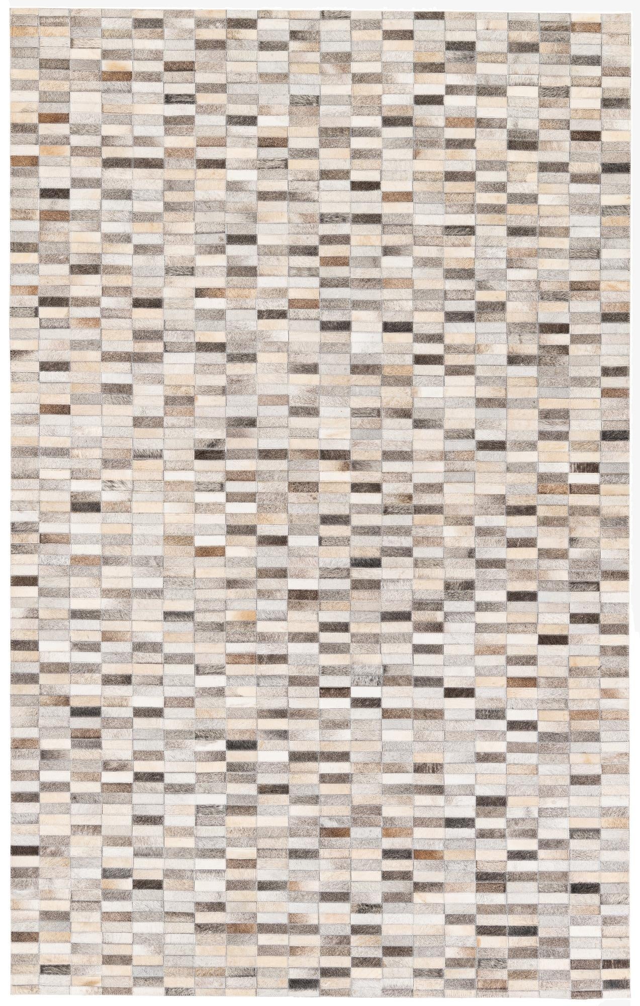 5' x 8' Cowhide Stocks Rug