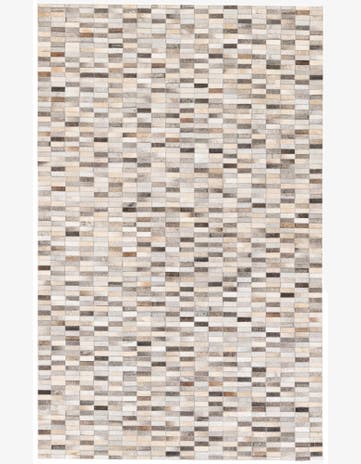 5' x 8' Cowhide Stocks Rug