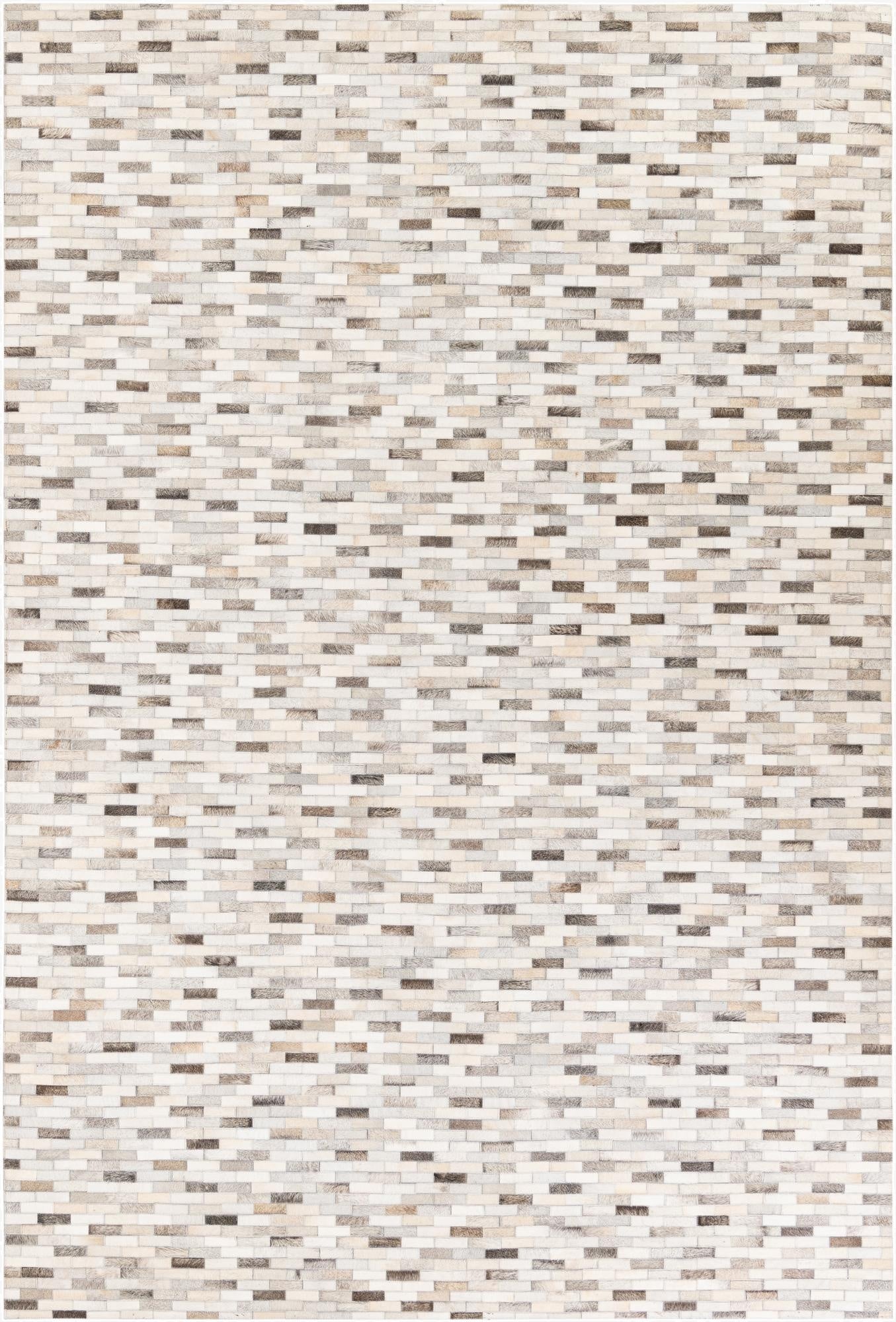 6' 8 x 9' 11 Cowhide Stocks Rug