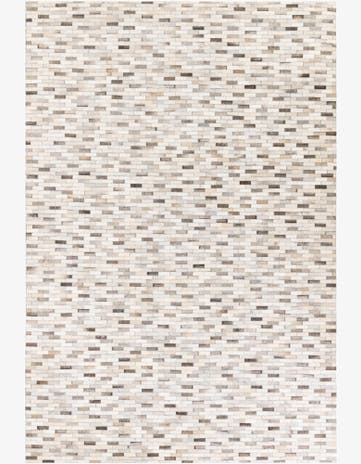 6' 8 x 9' 11 Cowhide Stocks Rug