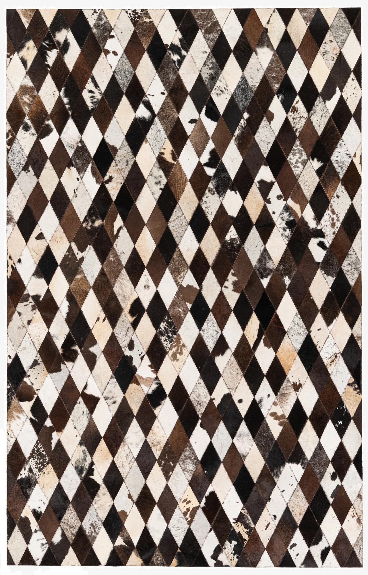 5' 2 x 8' 1 Cowhide Stocks Rug
