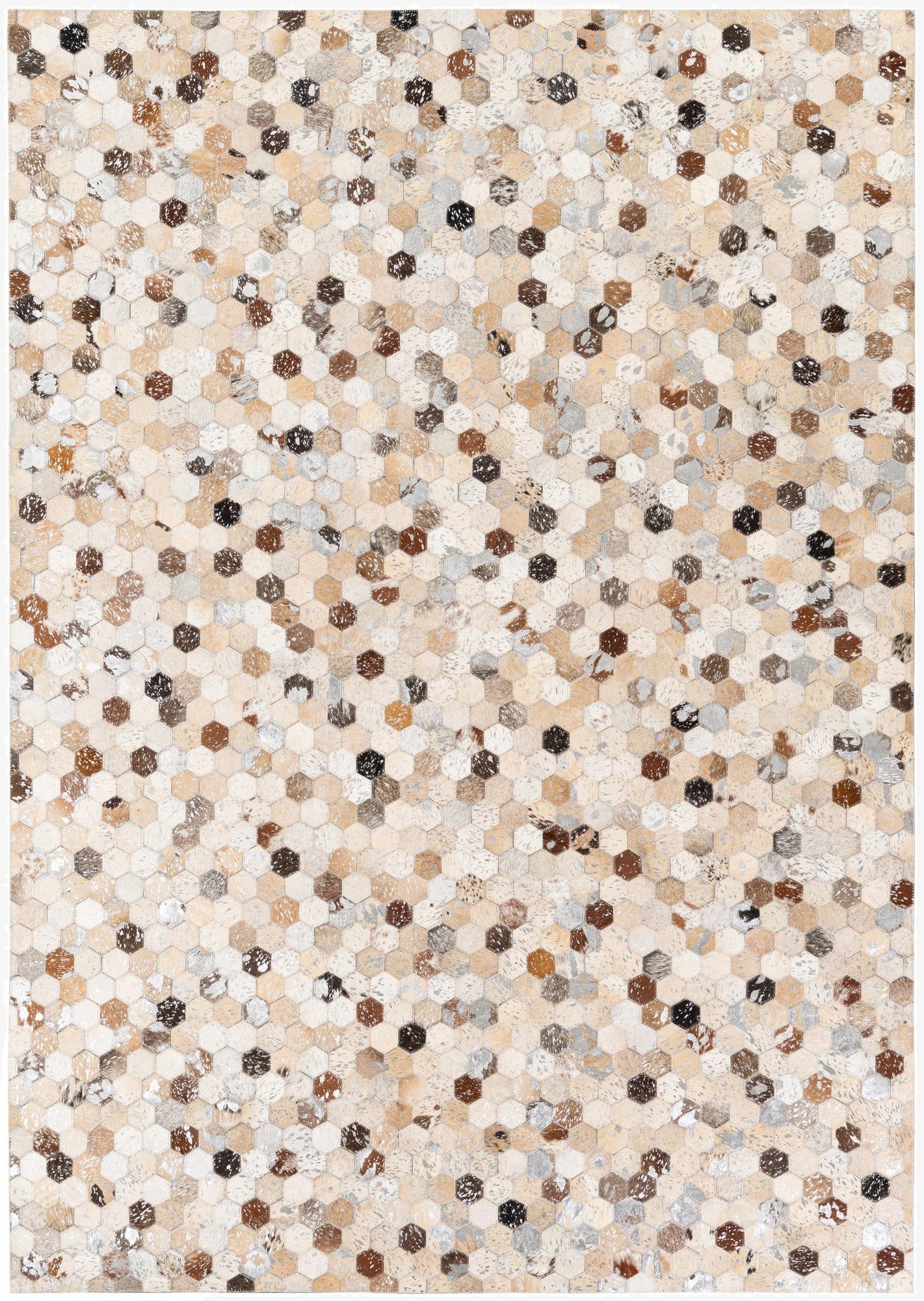 5' 4 x 7' 6 Cowhide Stocks Rug