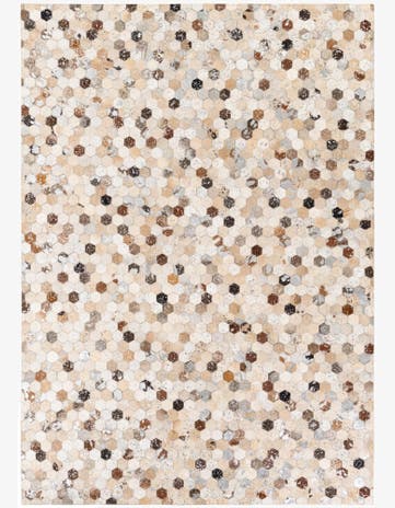 5' 4 x 7' 6 Cowhide Stocks Rug