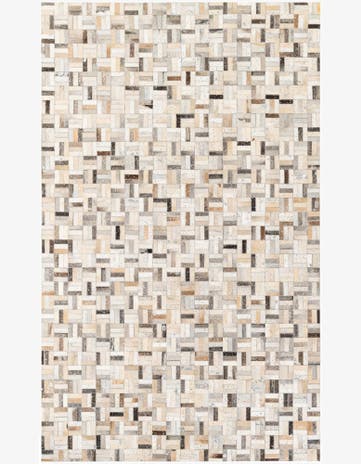 5' x 8' 1 Cowhide Stocks Rug