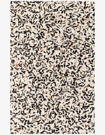 5' 1 x 7' 11 Cowhide Stocks Rug