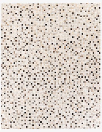 7' 11 x 9' 10 Cowhide Stocks Rug