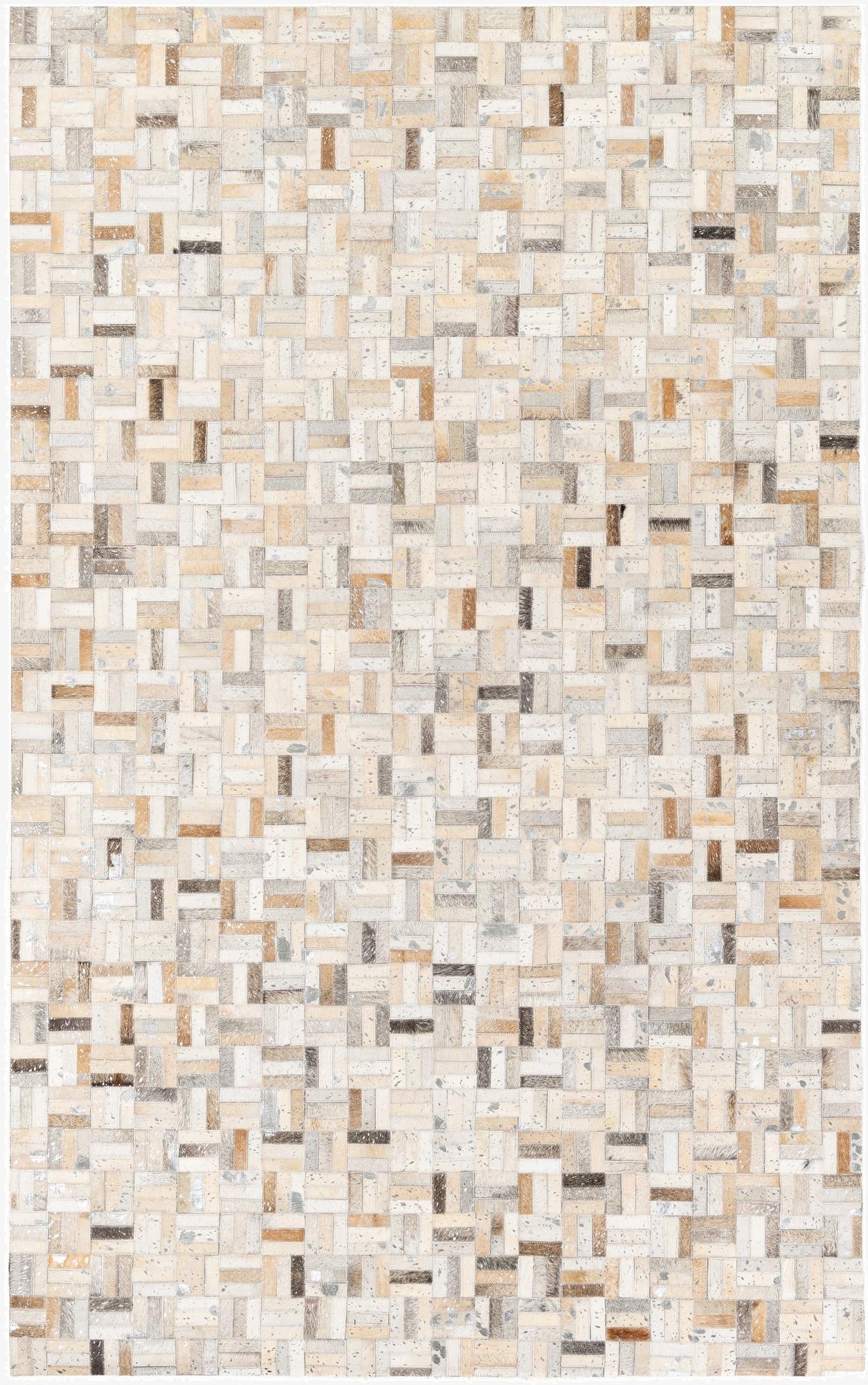 4' 11 x 8' 1 Cowhide Stocks Rug
