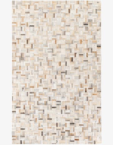 4' 11 x 8' 1 Cowhide Stocks Rug