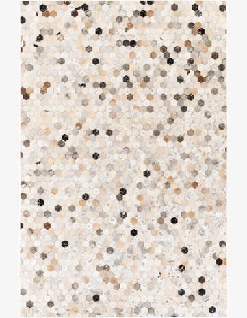 5' 1 x 7' 9 Cowhide Stocks Rug