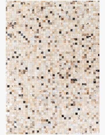 5' 3 x 7' 6 Cowhide Stocks Rug