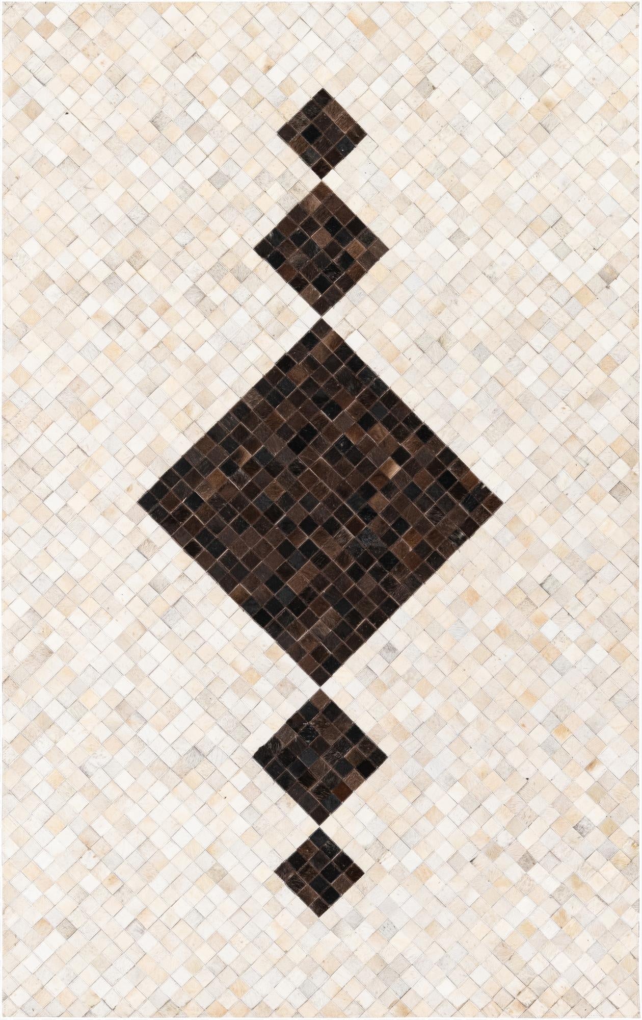 5' x 7' 11 Cowhide Stocks Rug