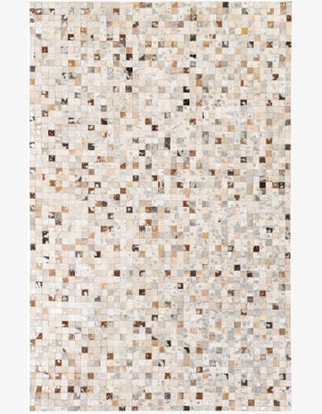 5' 1 x 7' 11 Cowhide Stocks Rug