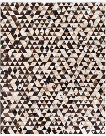 8' 1 x 10' 2 Cowhide Stocks Rug