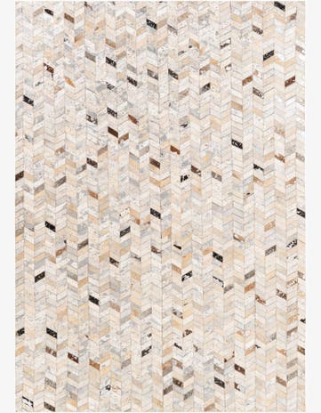 5' 3 x 7' 6 Cowhide Stocks Rug