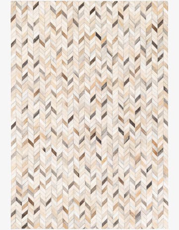 4' 8 x 6' 8 Cowhide Stocks Rug