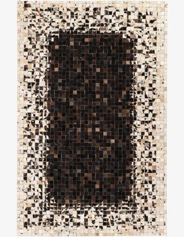 5' x 7' 10 Cowhide Stocks Rug