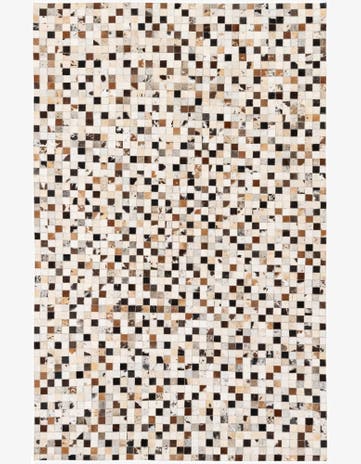 5' x 7' 10 Cowhide Stocks Rug