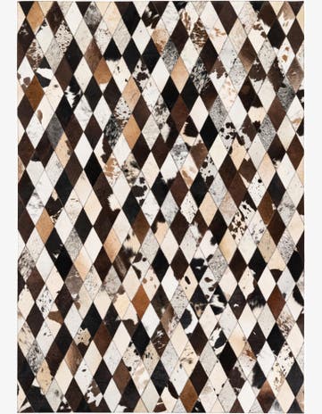 4' 8 x 6' 9 Cowhide Stocks Rug