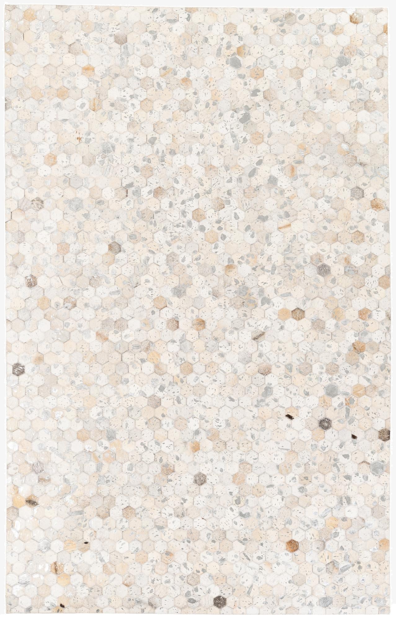 5' x 7' 11 Cowhide Stocks Rug