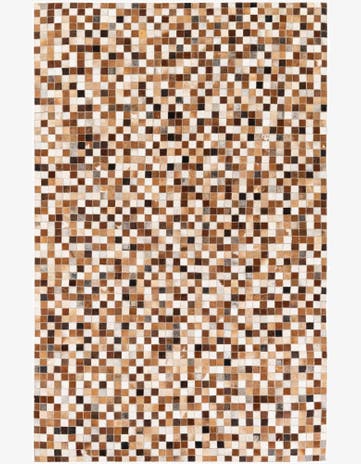 5' 1 x 7' 11 Cowhide Stocks Rug