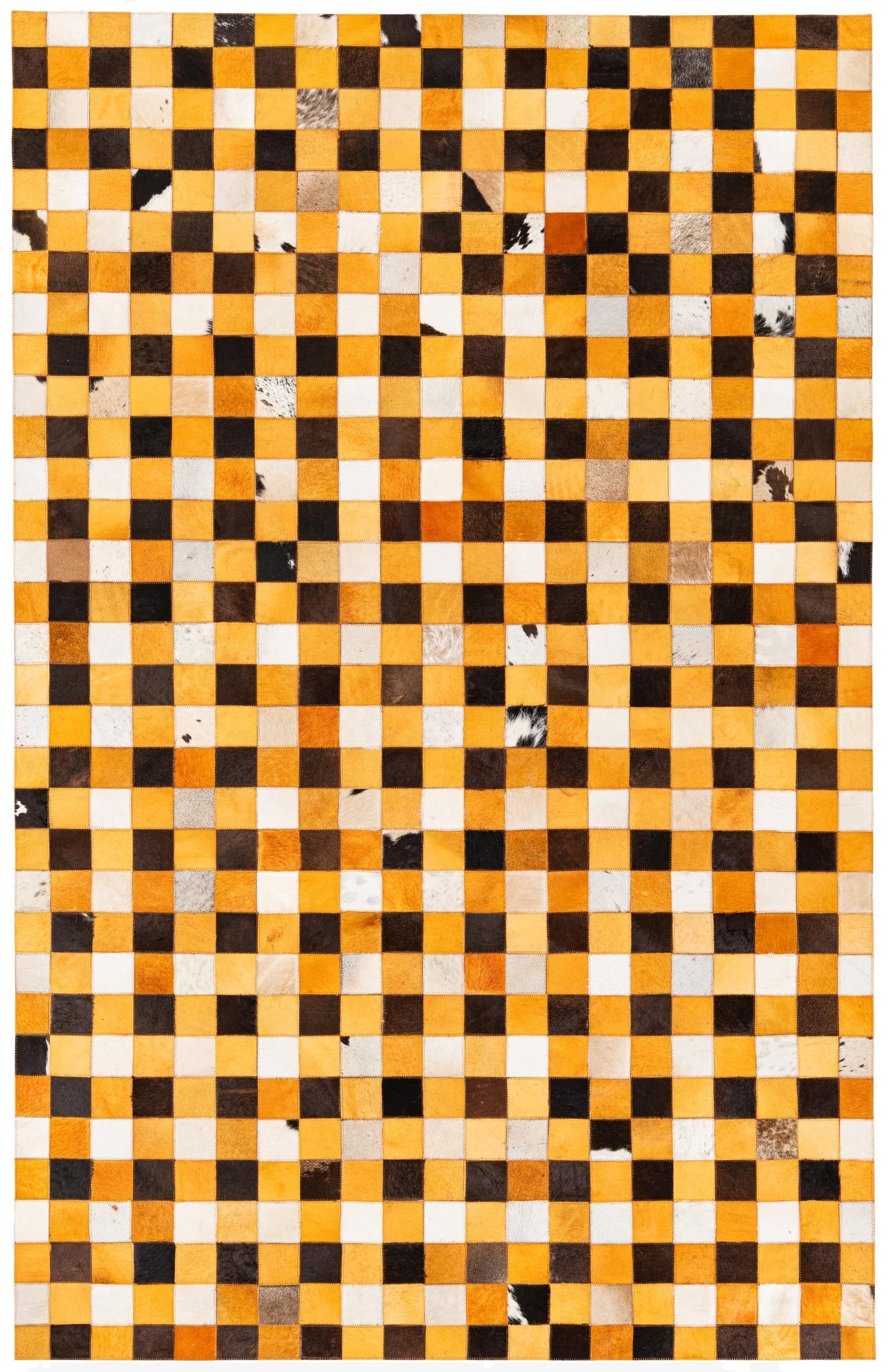 5' 2 x 8' 1 Cowhide Stocks Rug