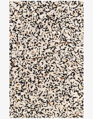 5' x 8' Cowhide Stocks Rug