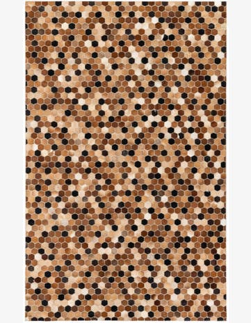 5' 1 x 7' 11 Cowhide Stocks Rug