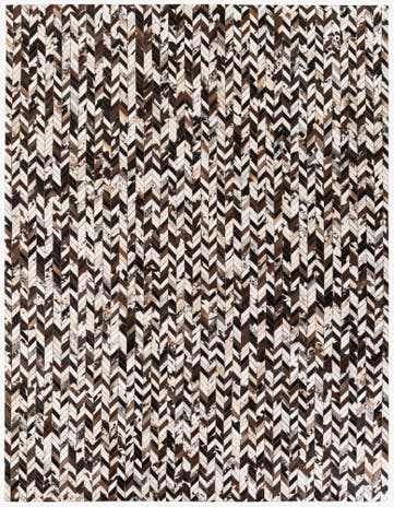 7' 7 x 9' 11 Cowhide Stocks Rug