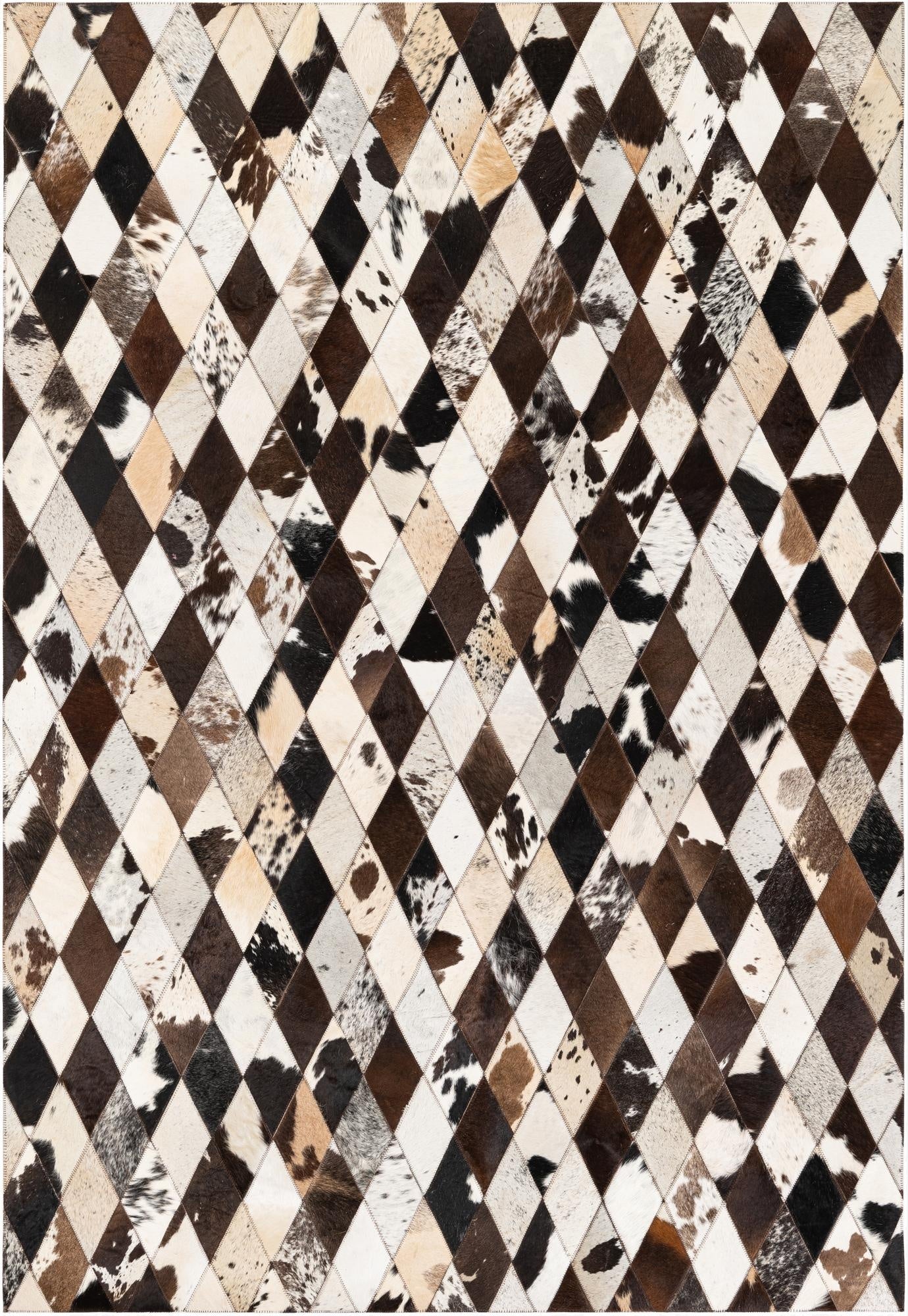 4' 8 x 6' 9 Cowhide Stocks Rug