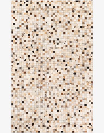 4' 11 x 8' Cowhide Stocks Rug