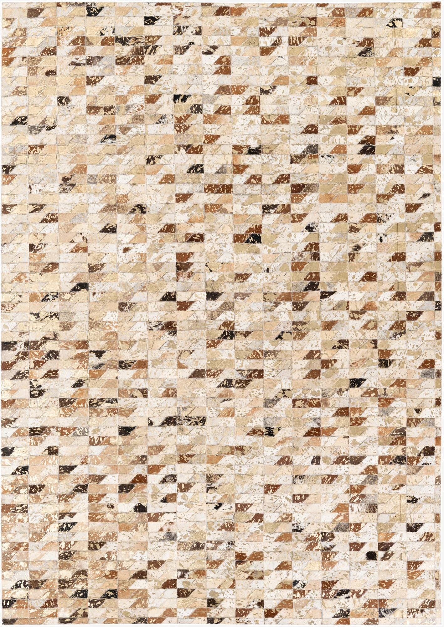 5' 4 x 7' 5 Cowhide Stocks Rug